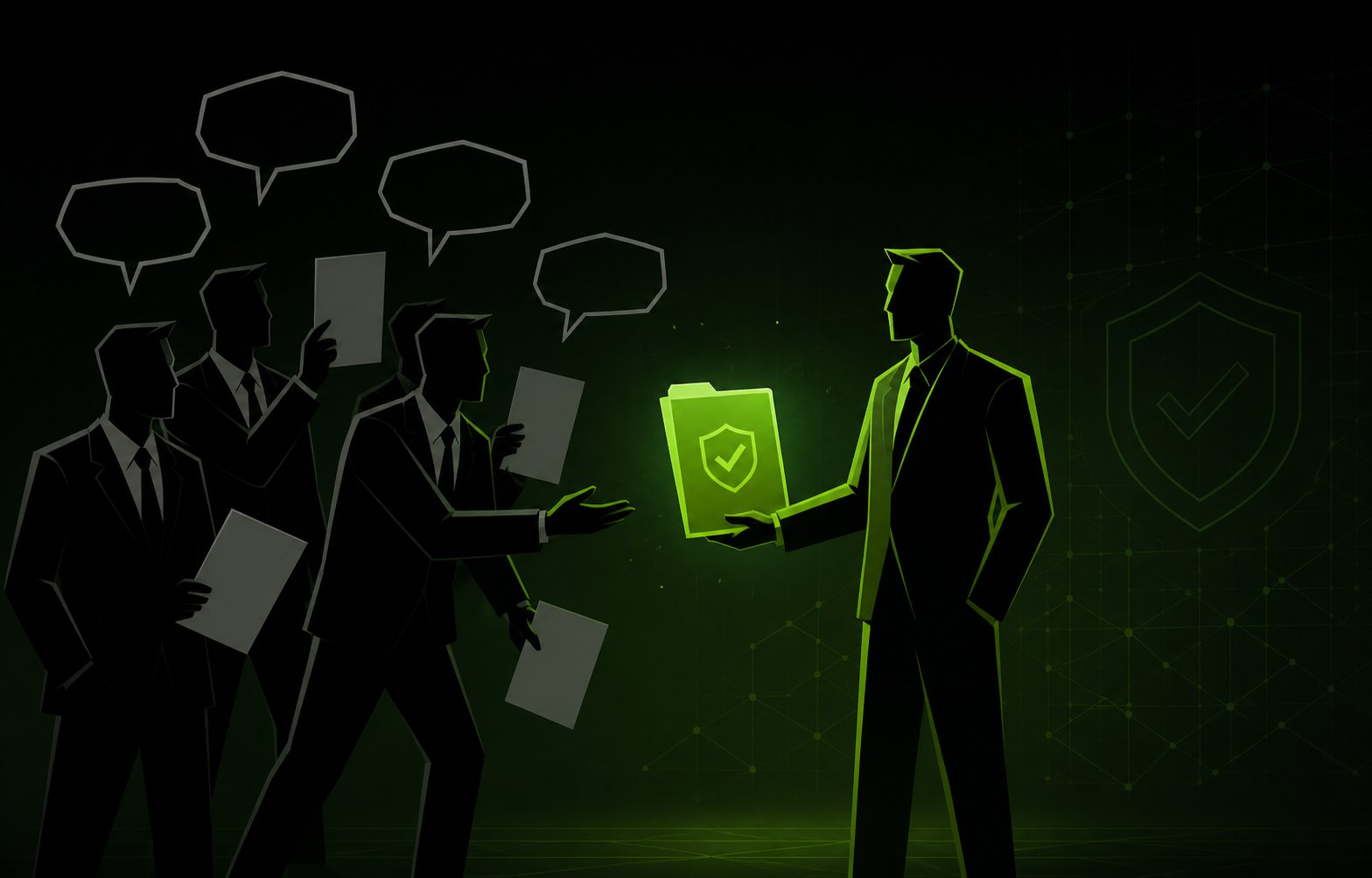 Verified security evidence and risk assessment documents organized for review